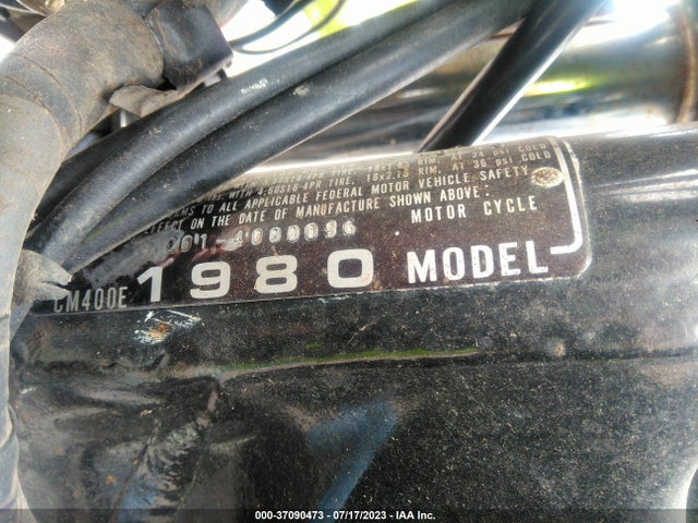 1980 HONDA ROAD STREET VIN: NC014000096