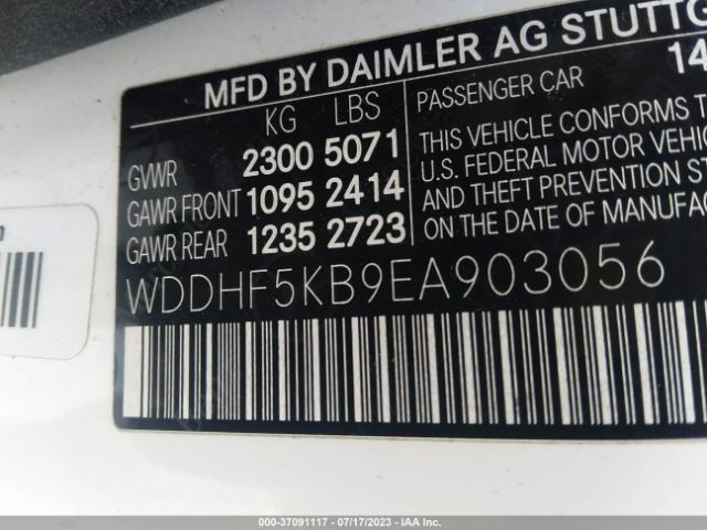 WDDHF5KB9EA903056 Mercedes-Benz E-class E 350