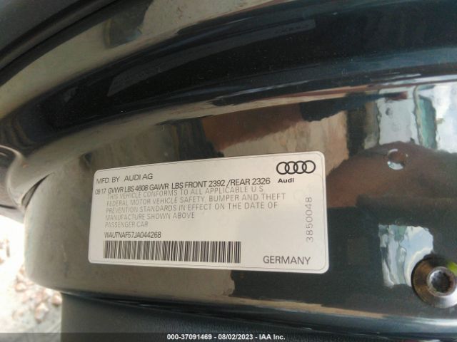 WAUTNAF57JA044268 Audi A5 Coupe Premium Plus