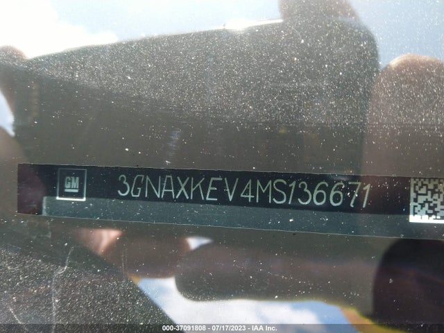 Chevrolet EQUINOX LT 2021 3GNAXKEV4MS136671 Image 9