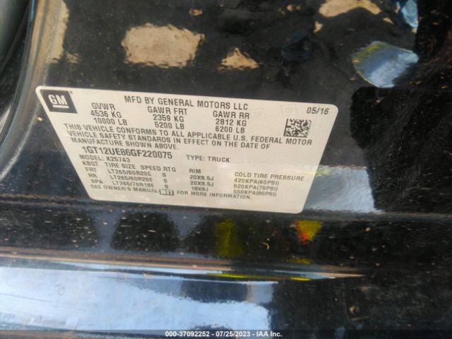 1GT12UE86GF220075 GMC Sierra 2500hd Denali