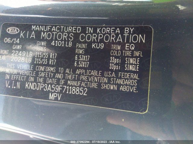 KNDJP3A59F7118852 KIA SOUL +