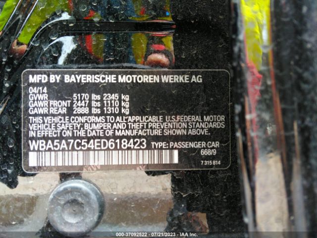 WBA5A7C54ED618423 BMW 5 Series 528i Xdrive