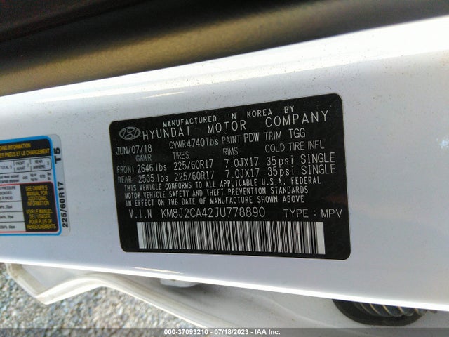 Hyundai TUCSON SE 2018 KM8J2CA42JU778890 Image 16