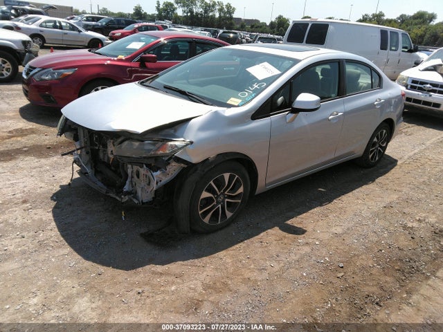 2013 HONDA CIVIC SDN EX VIN: 19XFB2F8XDE000145