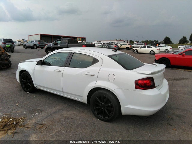 2013 DODGE AVENGER SXT VIN: 1C3CDZCB7DN721030