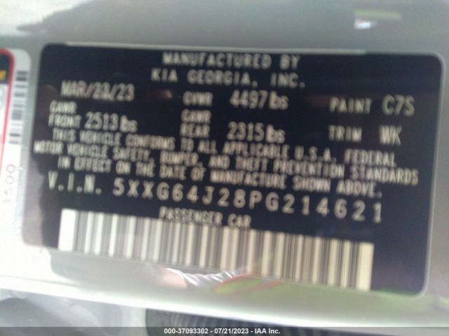 5XXG64J28PG214621 KIA K5 Gt-line