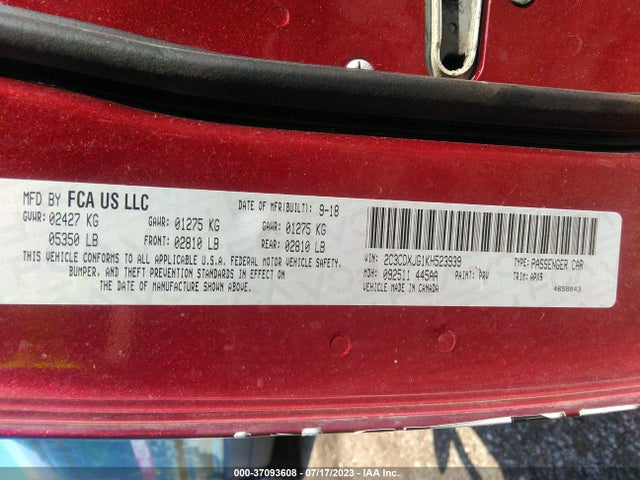Dodge Charger Sxt 2019 2C3CDXJG1KH523939 Image 9