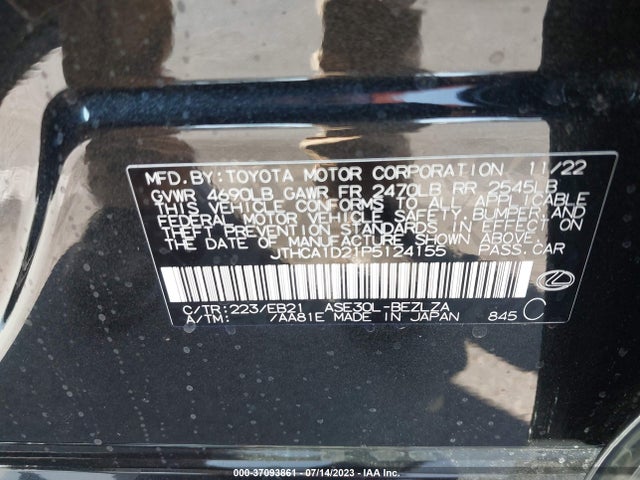 JTHCA1D21P5124155 Lexus Is Is 300