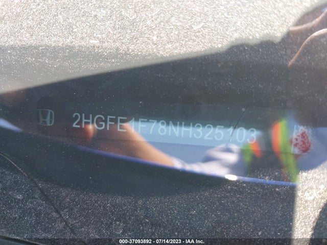Honda Civic Sedan Ex 2022 2HGFE1F78NH325103 Image 9