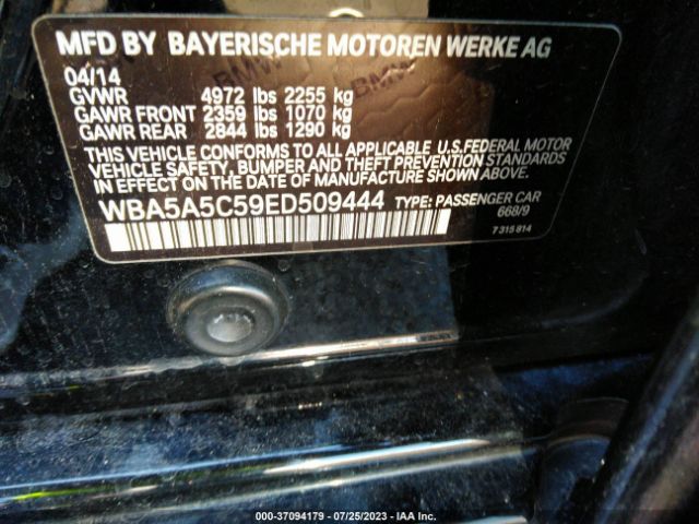 WBA5A5C59ED509444 BMW 528I