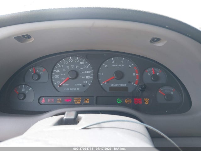 2001 FORD MUSTANG STANDARD/DELUXE/PREMIUM VIN: 1FAFP40481F215002