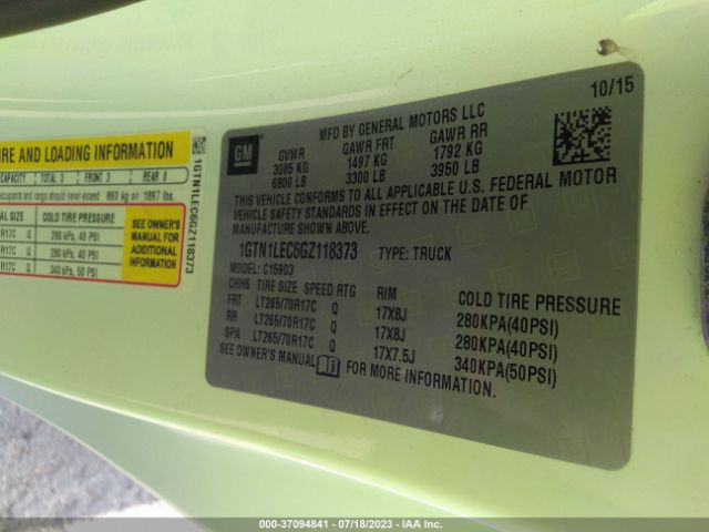 1GTN1LEC6GZ118373 GMC SIERRA 1500