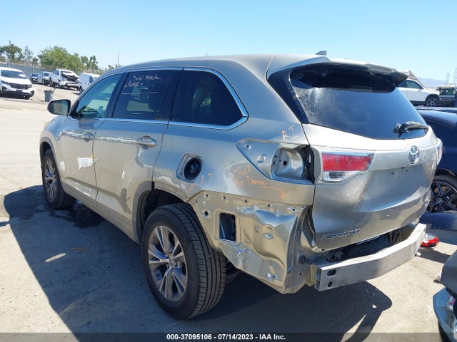 Toyota Highlander Le 2015 5TDZKRFH5FS093672 Image 3