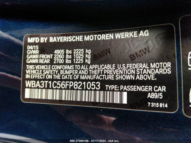 WBA3T1C56FP821053 BMW 4 Series 428i Xdrive