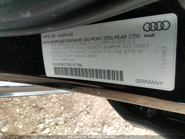 WAUFGAFC3EN151788 Audi A6 3.0t Premium Plus