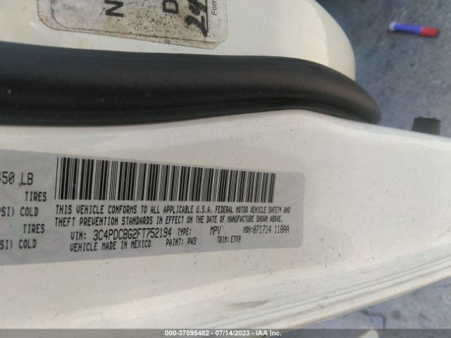 3C4PDCBG2FT752194 Dodge Journey Sxt
