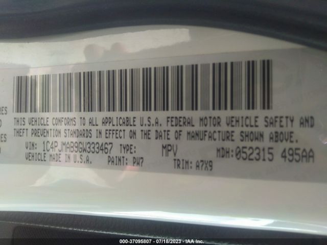 1C4PJMAB9GW333467 Jeep Cherokee Altitude