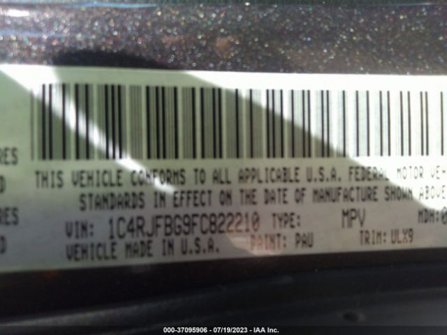 1C4RJFBG9FC822210 Jeep Grand Cherokee Limited