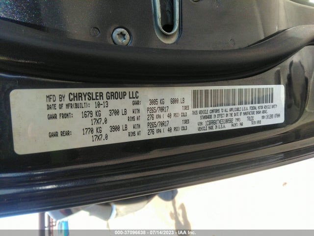 1C6RR6KTXES180582 RAM 1500 Tradesman