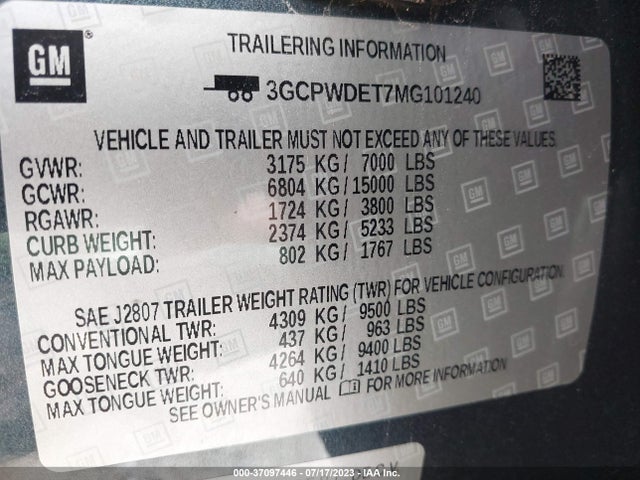 Chevrolet Silverado 1500 Rst 2021 3GCPWDET7MG101240 Image 9