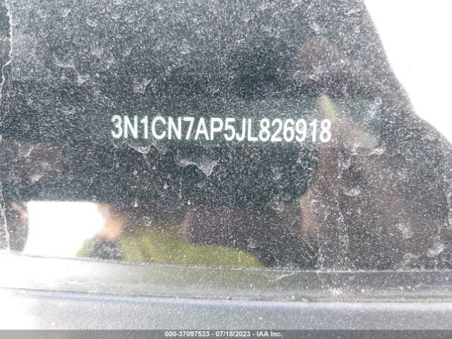 3N1CN7AP5JL826918 Nissan Versa Sedan S Plus