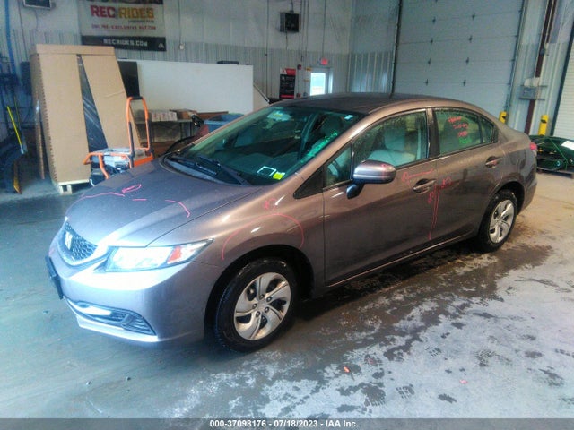 Honda Civic Sedan Lx 2014 2HGFB2F53EH507224 Image 2
