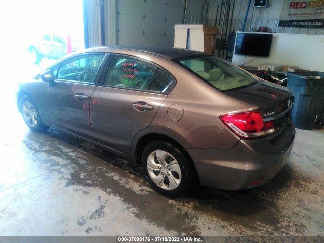 Honda Civic Sedan Lx 2014 2HGFB2F53EH507224 Image 3
