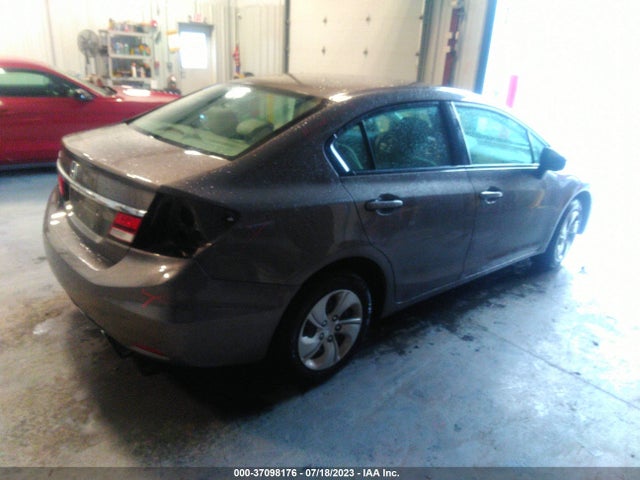Honda Civic Sedan Lx 2014 2HGFB2F53EH507224 Image 4