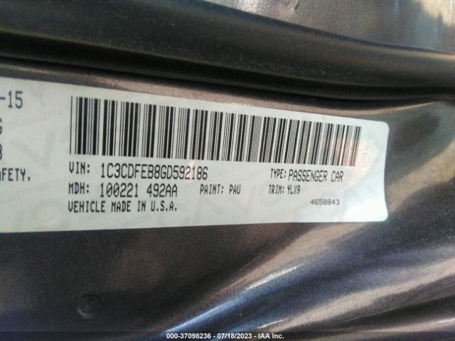 1C3CDFEB8GD592186 Dodge DART GT