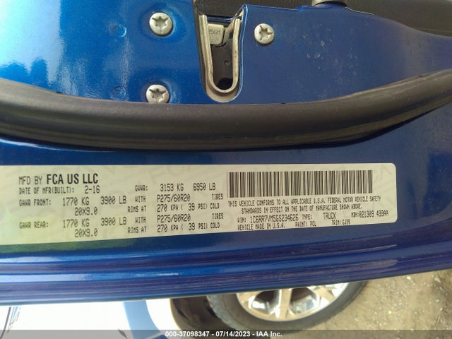 1C6RR7VM5GS234626 RAM 1500 Laramie