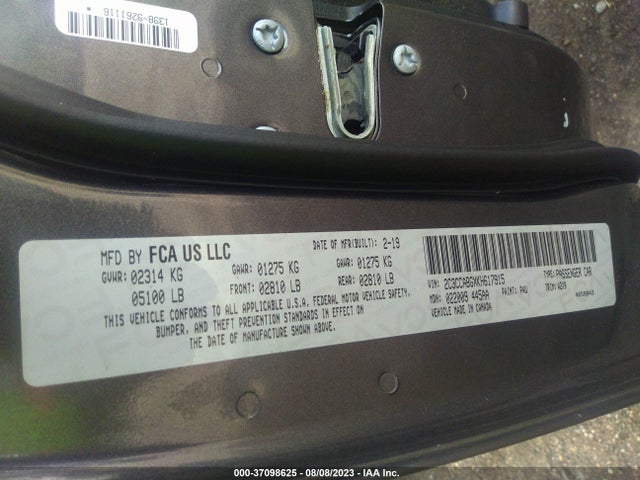 2C3CCABGXKH617915 Chrysler 300 300s