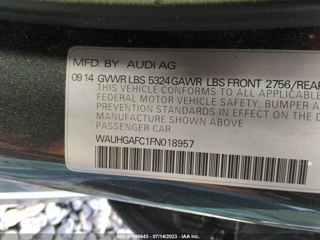 WAUHGAFC1FN018957 Audi A6 3.0t Prestige