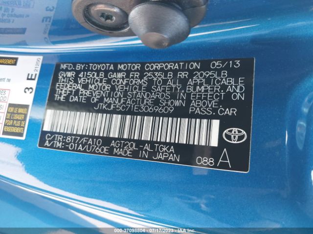 JTKJF5C71E3069609 Scion TC