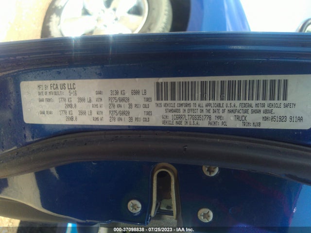 1C6RR7LT7GS351778 RAM 1500 Big Horn