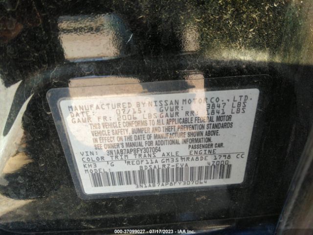 3N1AB7AP8FY307064 Nissan SENTRA SR