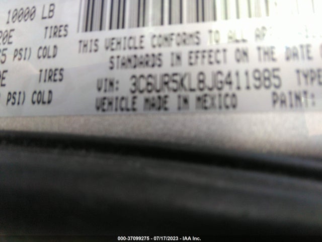 3C6UR5KL8JG411985 RAM 2500 Laramie