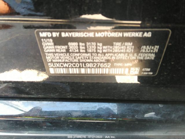 5UXCW2C01L9B27652 BMW X7 Xdrive40i