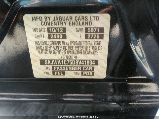 2013 JAGUAR XJ SAJWA1C75D8V41804 Photo 8