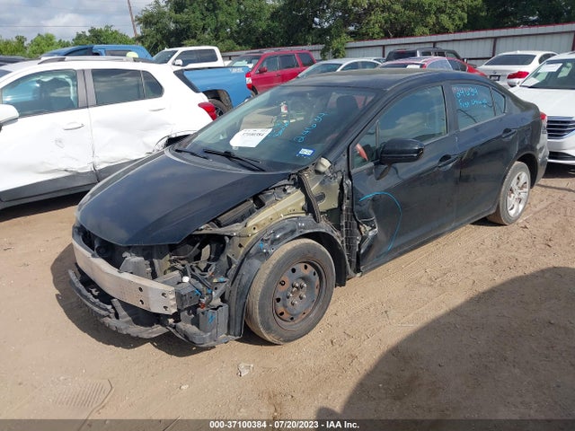 Honda Civic Sedan Lx 2014 2HGFB2E58EH550846 Image 2