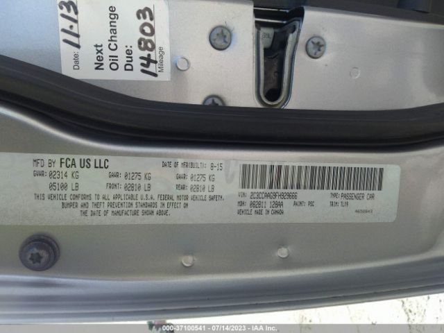 2015 CHRYSLER 300 2C3CCAAG9FH929666 Photo 8