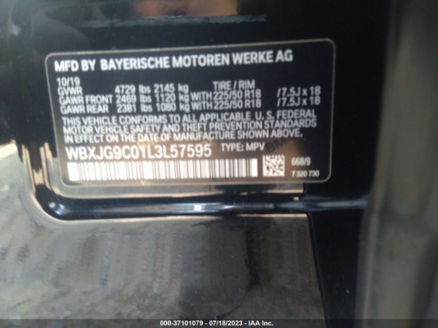 WBXJG9C01L3L57595 BMW X1 Xdrive28i