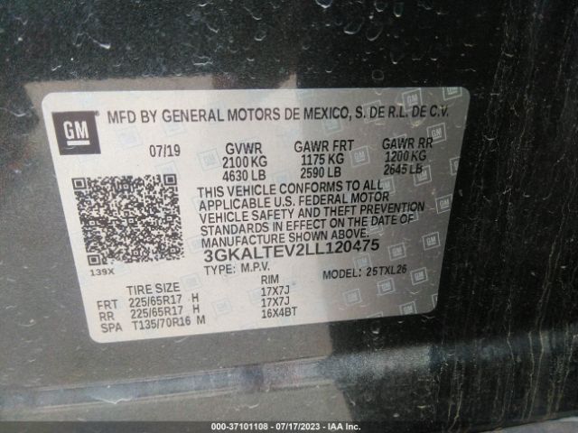 3GKALTEV2LL120475 GMC Terrain Sle