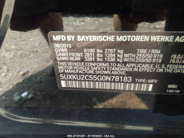 5UXKU2C55G0N78183 BMW X6 Xdrive35i