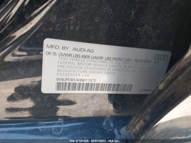 WAUFFAFLXGN011372 Audi A4 Premium Plus