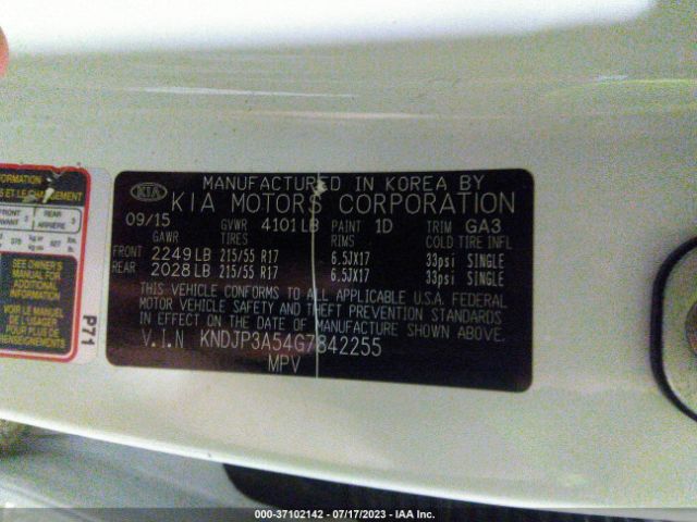 KNDJP3A54G7842255 KIA SOUL +