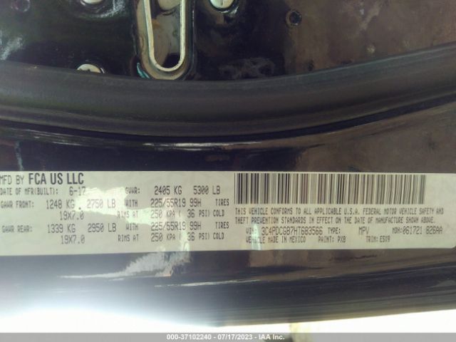 3C4PDCGB7HT683566 Dodge Journey Crossroad