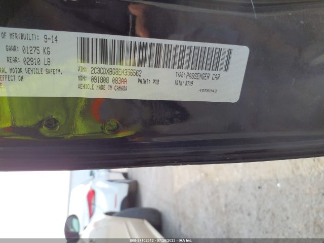 2C3CDXBG8EH356563 Dodge Charger Se