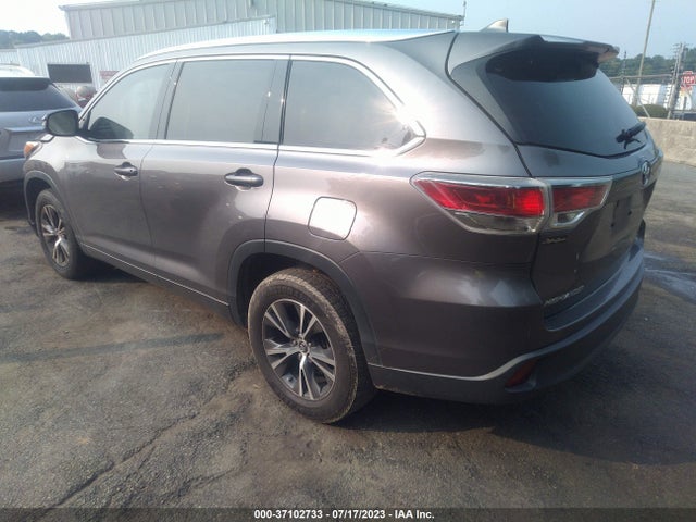 2016 TOYOTA HIGHLANDER XLE VIN: 5TDKKRFH2GS161946