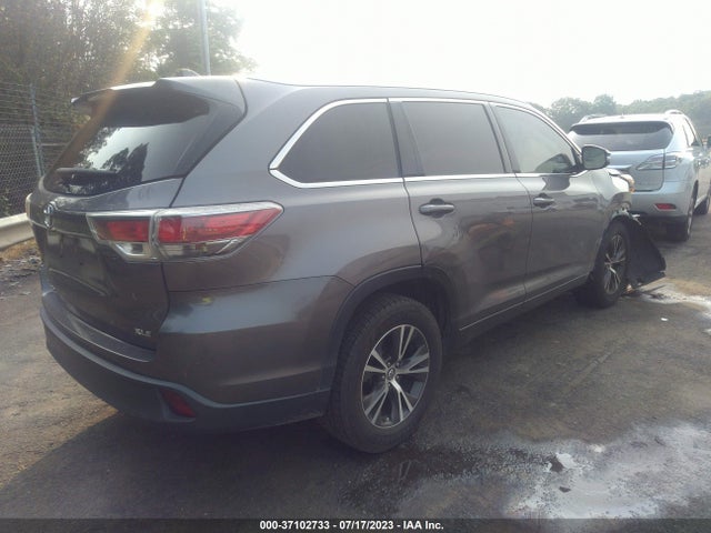 2016 TOYOTA HIGHLANDER XLE VIN: 5TDKKRFH2GS161946